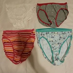 4 Victoria's Secret Hi-Leg Brief Panties Size XL